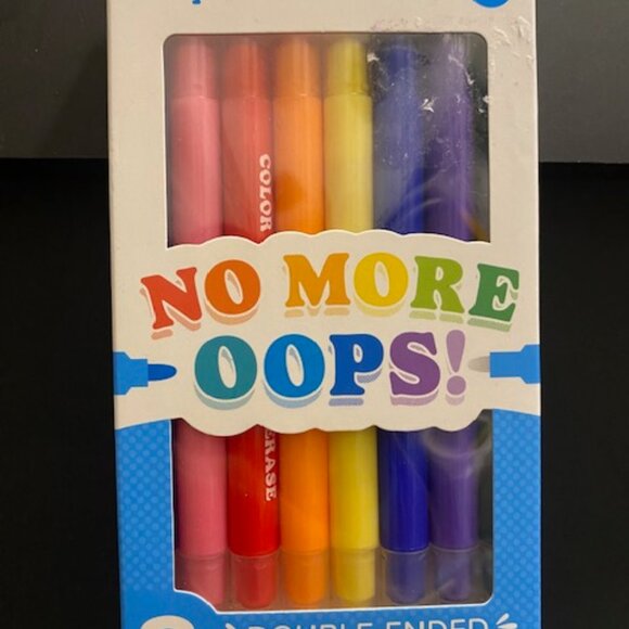 ooly: NO MORE OOPS * 8 Double-Ended* * Erasable Markers* - Picture 1 of 6